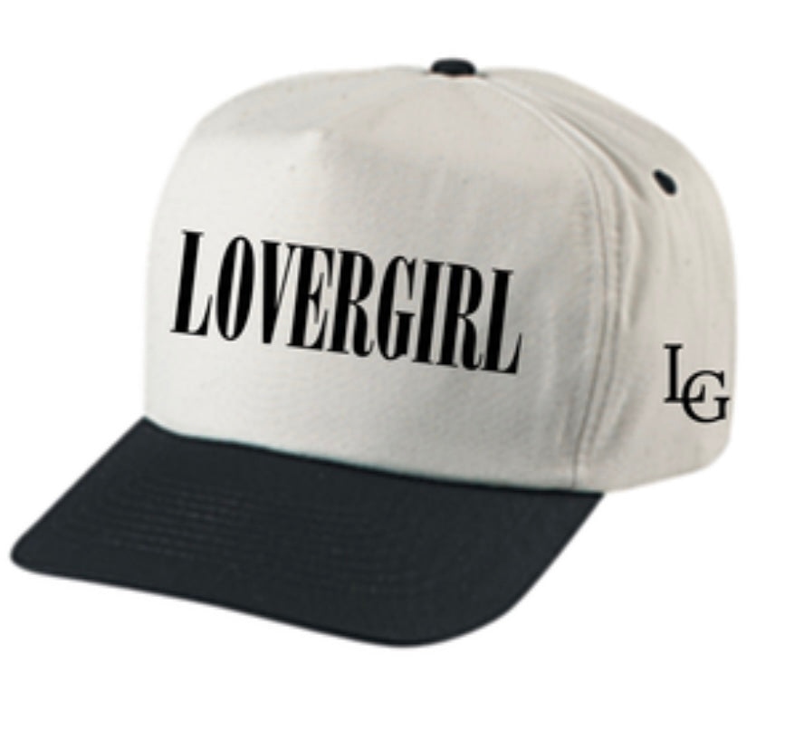 Lovergirl two tone 5 panel snap back