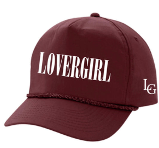 Crimson 5 Panel Rope Hat